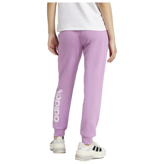 Adidas Γυναικείο παντελόνι φόρμας Essentials Linear French Terry Cuffed Pants
